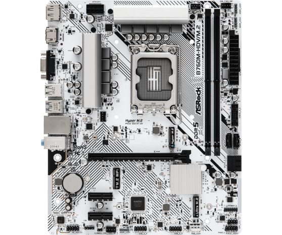 ASRock 1700 B760M-HDV/M.2 - DDR5/M.2/DP/HDMI/VGA/µATX