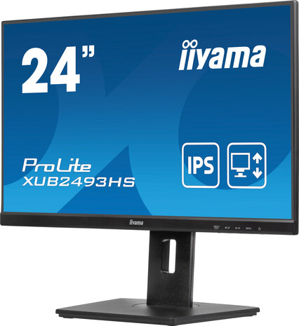 24" Iiyama ProLite XUB2493HS-B6 FHD/DP/HDMI/IPS