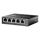 TP-Link - 5Port Managed 4x PoE+ 10/100/1000Mbps