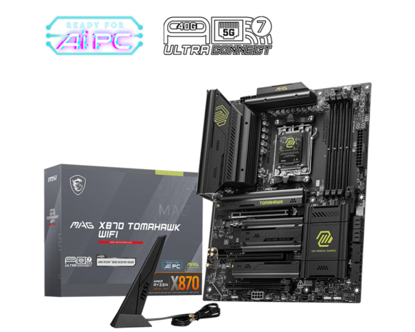 MSI AM5 X870 MAG TOMAHAWK WIFI - DDR5/4xM.2/HDMI/ATX