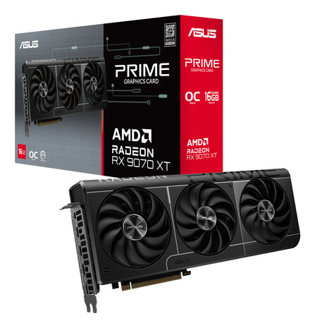 9070XT ASUS PRIME RX OC 16GB/3xDP/1xHDMI