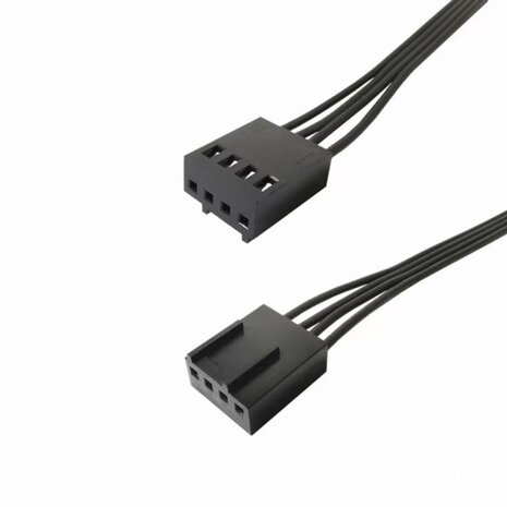Power Train PWM Splitter kabel 2 Fans Zwart