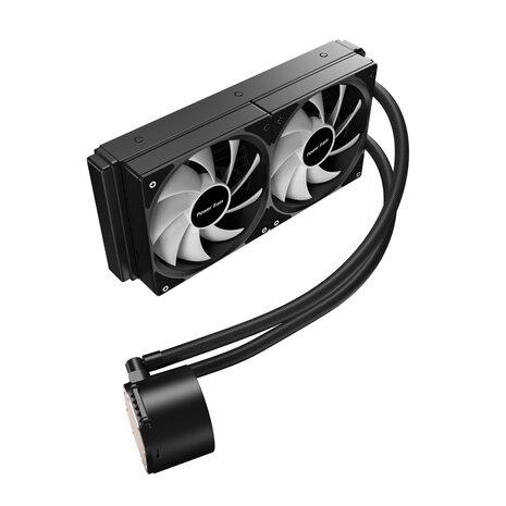 Power Train Rogue 240 ARGB Waterkoeling -AMD-Intel Zwart