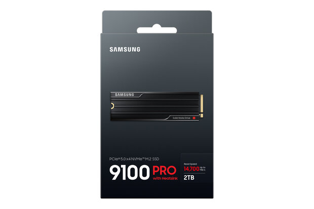 2TB M.2 PCIe NVMe2.0 Samsung 9100 Pro 14700/13300 Heatsi