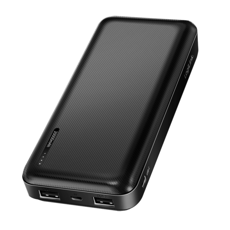 Power Bank 20000mAh LogiLink 2x USB-A Zwart