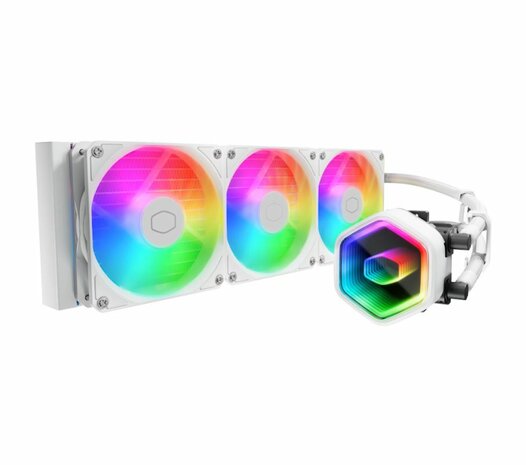 Cooler Master MasterLiquid 360 Core II ARGB Waterk. Wit
