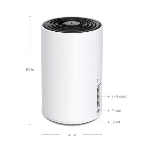 TP-Link Deco XE75 - AXE5400 Mesh WiFi6E set van 2.