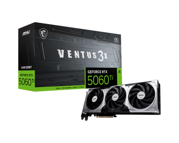 5060Ti MSI RTX VENTUS 3X OC 16GB/3xDP/HDMI
