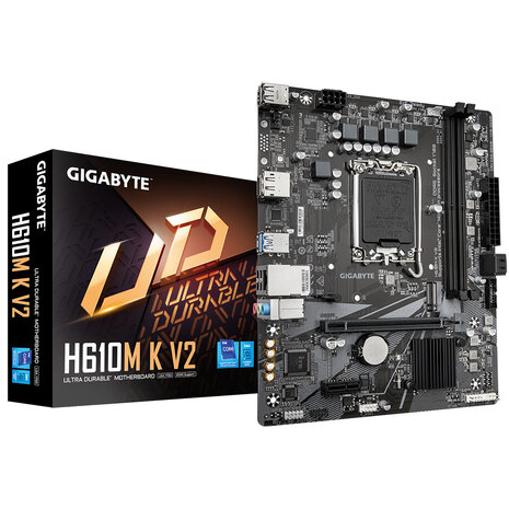 Gigabyte 1700 H610M K V2 - DDR5/M.2/DP/HDMI/µATX