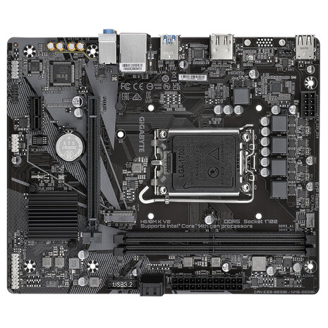 Gigabyte 1700 H610M K V2 - DDR5/M.2/DP/HDMI/µATX