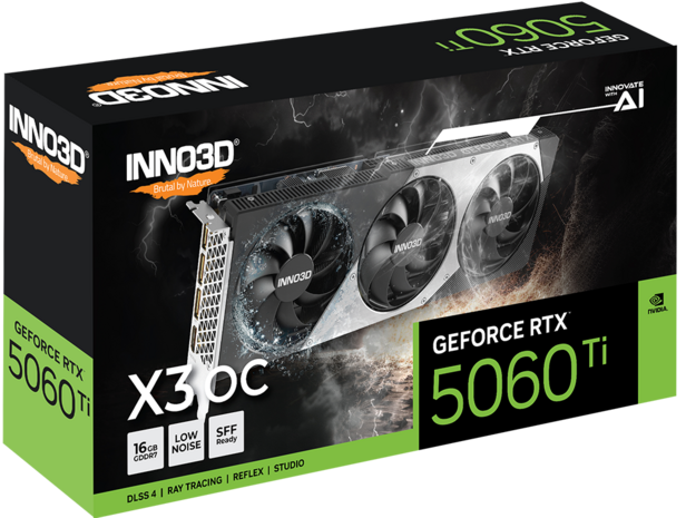 5060Ti Inno3D RTX X3 OC 16GB/3xDP/HDMI