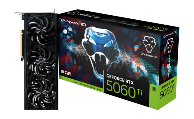 5060Ti Gainward RTX Python III 8GB/3xDP/HDMI