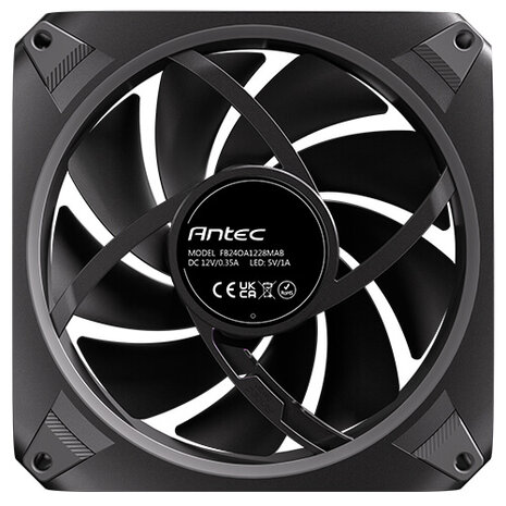 Antec Orbit 120 ARGB PWM Zwart set van 3
