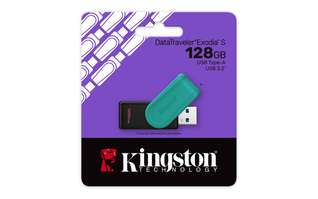 USB 3.2 FD 128GB Kingston DataTraveler Exodia S Gen 1