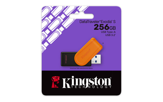 USB 3.2 FD 256GB Kingston DataTraveler Exodia S Gen 1