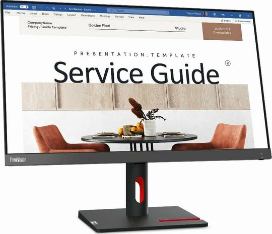 24" Lenovo Lenovo ThinkVision FHD/HDMI/VGA/100Hz/IPS