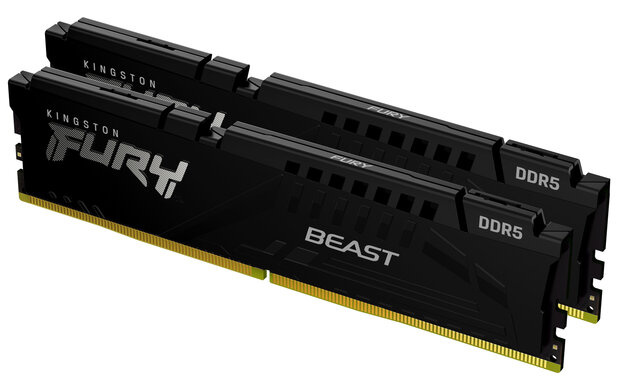 64GB DDR5/6400 CL32 (2x 32GB) Kingston FURY Beast Black