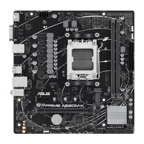 Asus AM5 A620M-K PRIME - DDR5/M.2/HDMI/VGA/µATX