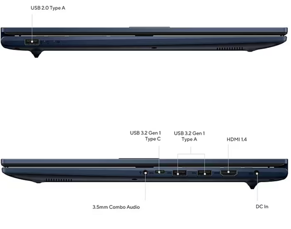 ASUS 17,3" C5-120U/16GB/512GB/FHD IPS/W11 Blauw RENEW