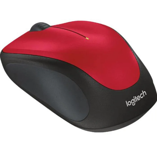 Logitech M235 Optical USB-A Zwart-Rood Retail Wireless