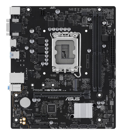 ASUS 1700 H610M-R PRIME Whitebox - DDR5/M.2/DP/HDMI/VGA