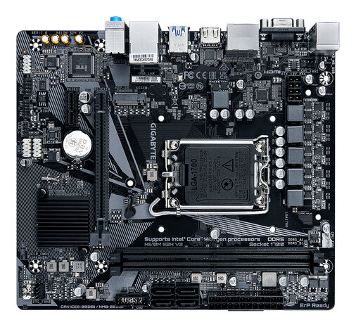 Gigabyte 1700 H610M S2H V2 - DDR5/M.2/2xDP/HDMI/VGA