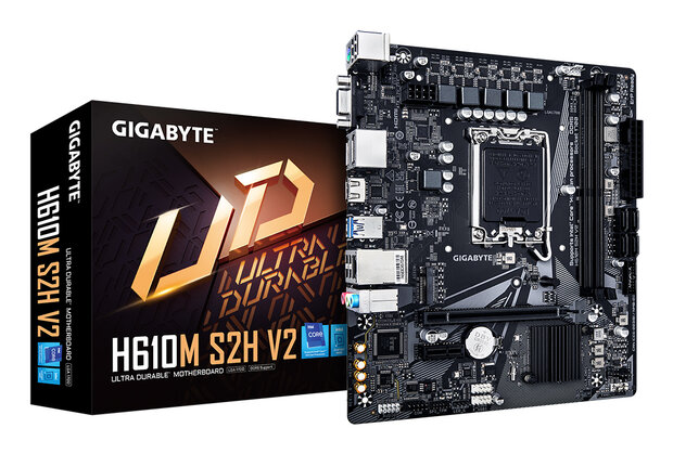 Gigabyte 1700 H610M S2H V2 - DDR5/M.2/2xDP/HDMI/VGA
