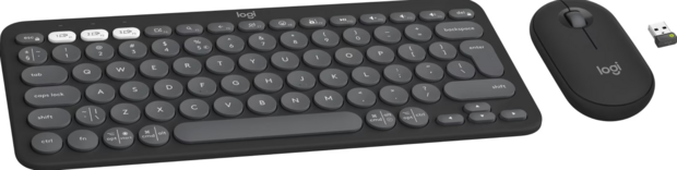 DT Logitech Pebble 2 Combo Graphite