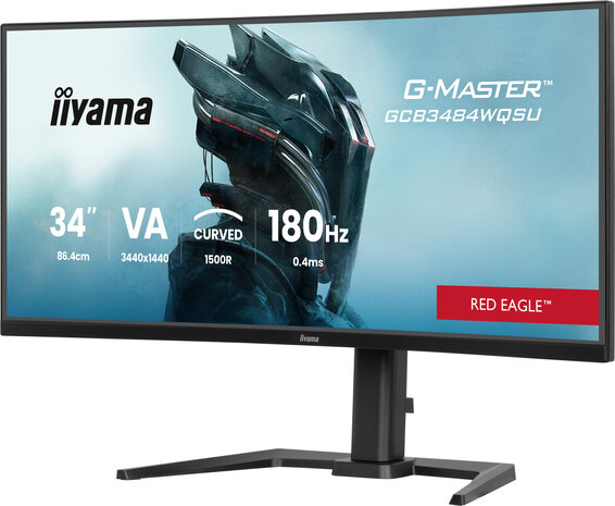 34" Iiyama G-Master GCB3484WQSU-B1 Curved/UWQHD/180Hz/VA