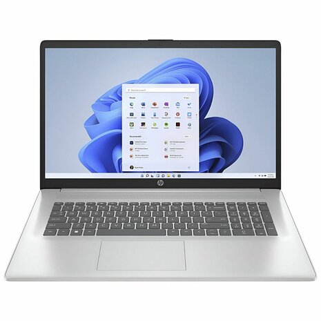 HP 17,3" R5-7/8GB/512GB/FHD IPS/W11 Zilver