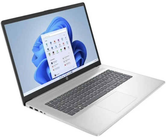 HP 17,3" R5-7/8GB/512GB/FHD IPS/W11 Zilver