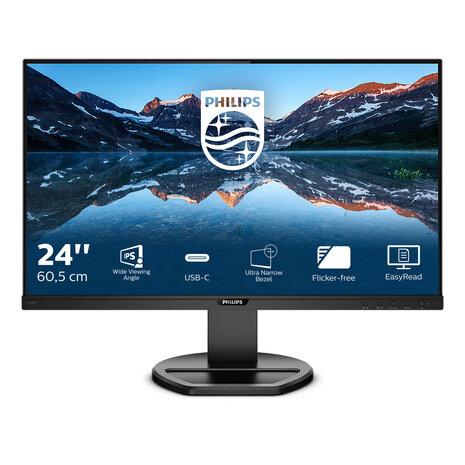 24" Philips 243B9 FHD/DP/HDMI/USB-C/VGA/Speaker/IPS