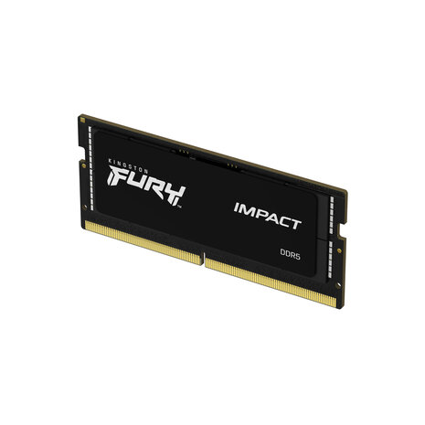 SODIMM 16GB DDR5/6000 CL38 Kingston FURY ImpactBlack XMP