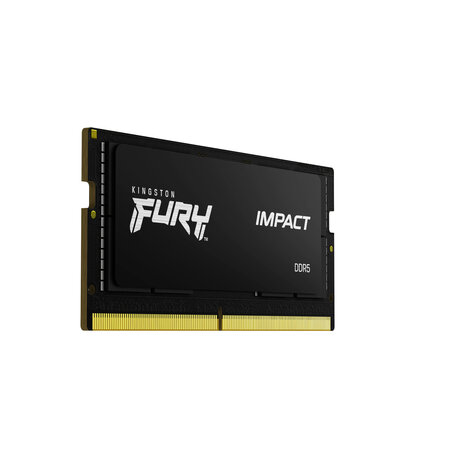 SODIMM 16GB DDR5/6000 CL38 Kingston FURY ImpactBlack XMP