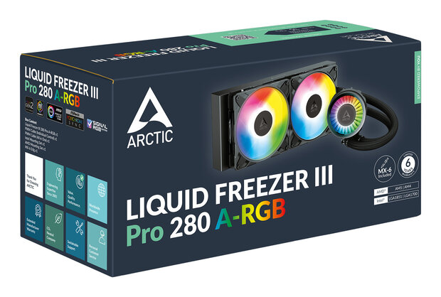 Arctic Liquid Freezer III Pro - 280 A-RGB Waterkoeling