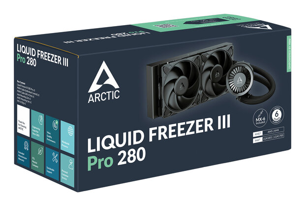Arctic Liquid Freezer III Pro - 280 Waterkoeling