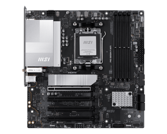 MSI AM5 B850M-P WIFI - DDR5/3xM.2/DP/HDMI/&micro;ATX