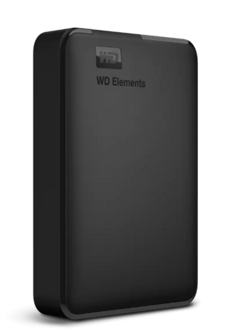 5TB WD Elements Portable 2,5"/Zwart/USB 3.2