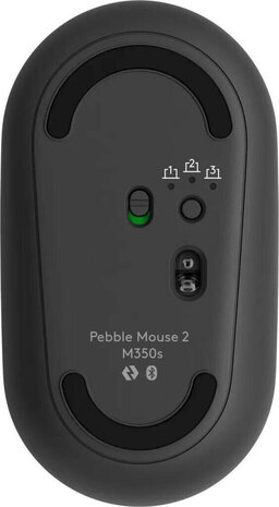 Logitech Pebble 2 M350s Optical Zw. Wirel. BT DONGLELESS