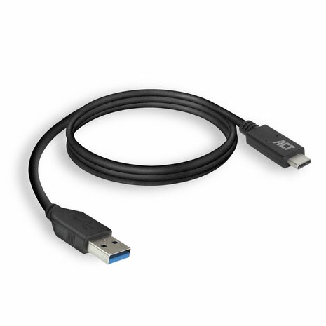ACT AC7416 | USB 3.2 Gen 1 | USB-C naar USB-A | 1m | Zwart