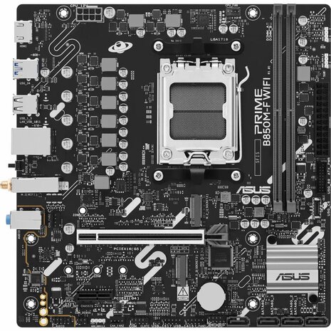 ASUS AM5 B850M-F WIFI PRIME - DDR5/2xM.2/HDMI/&micro;ATX