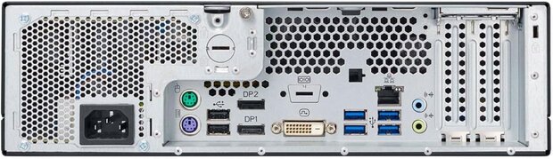 Fujitsu Esprimo D738 i5-8400 - 8GB - 256SSD - Windows 11 Pro + Dell P241H 24 inch Monitor