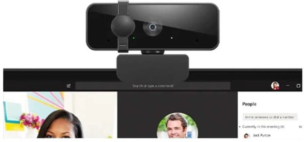 OEM Webcam Full HD resolutie 1920 x 1080 Retail - Zwart