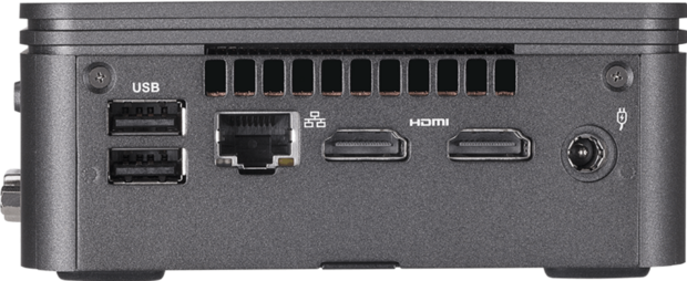 Gigabyte Brix-s - i3 10110 - 8GB DDR4 - 512GB SSD NVMe - Windows 11Pro + 2x Philips 24 inch