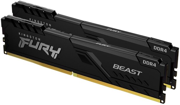 32GB DDR4/3600 CL18 (2x 16GB) Kingston FURY Beast Black