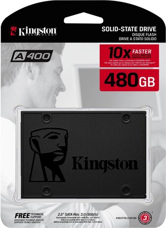 480GB 2,5" Kingston A400 TLC/500/450