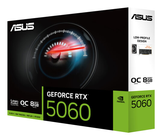 5060 ASUS RTX O8G-LP-BRK OC 8GB/3xDP/HDMI/2slot