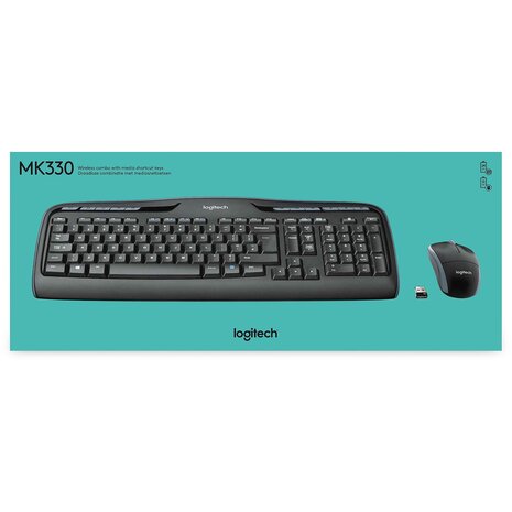 Logitech MK330 Wireless toetsenbord - muis