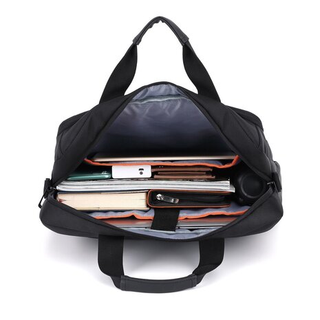 AC8570 Suburb schoudertas voor laptops tot 15,6", gemaakt van gerecyclede plastic flessen