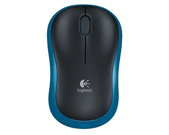 Logitech M185 Wireless Optical Retail Blauw